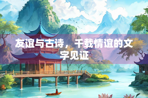 友谊与古诗，千载情谊的文字见证