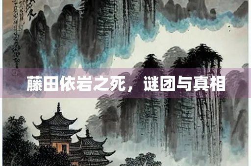 藤田依岩之死，谜团与真相