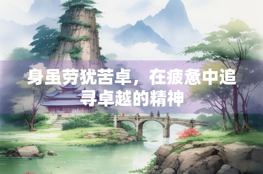 身虽劳犹苦卓，在疲惫中追寻卓越的精神