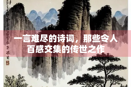 一言难尽的诗词，那些令人百感交集的传世之作