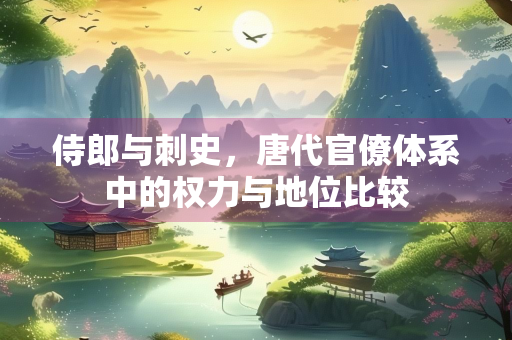 侍郎与刺史，唐代官僚体系中的权力与地位比较