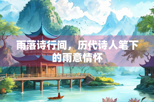 雨落诗行间，历代诗人笔下的雨意情怀