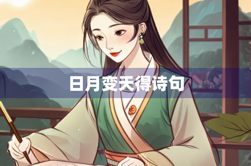 日月变天得诗句