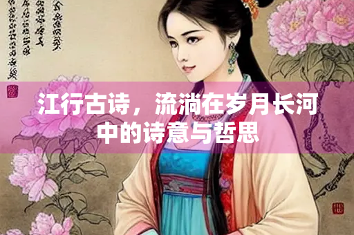 江行古诗，流淌在岁月长河中的诗意与哲思