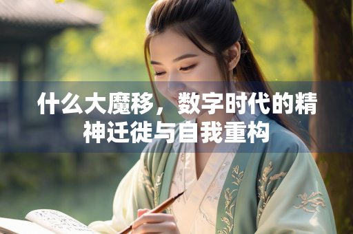 什么大魔移，数字时代的精神迁徙与自我重构