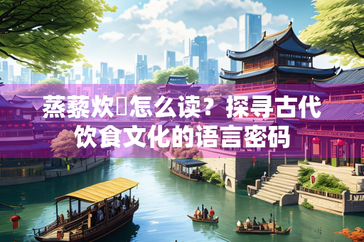 蒸藜炊稡怎么读？探寻古代饮食文化的语言密码