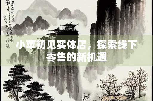 小苹初见实体店，探索线下零售的新机遇