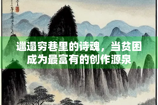 邋遢穷巷里的诗魂，当贫困成为最富有的创作源泉