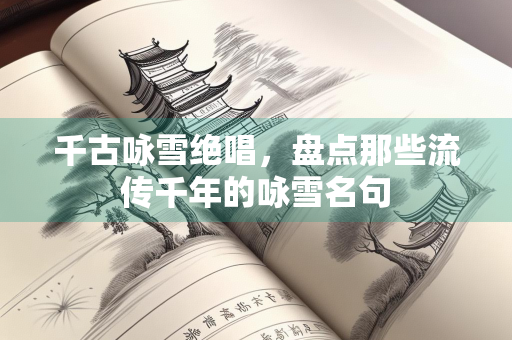 千古咏雪绝唱，盘点那些流传千年的咏雪名句