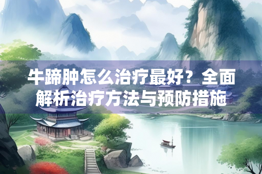 牛蹄肿怎么治疗最好？全面解析治疗方法与预防措施
