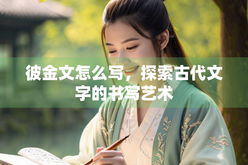 彼金文怎么写，探索古代文字的书写艺术