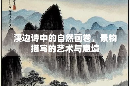 溪边诗中的自然画卷，景物描写的艺术与意境