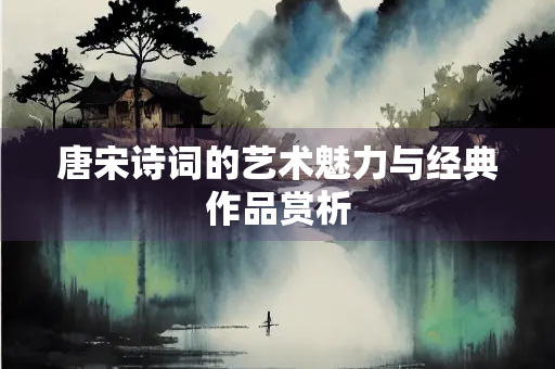 唐宋诗词的艺术魅力与经典作品赏析