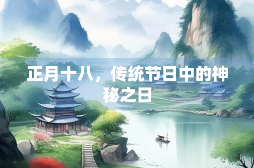 正月十八，传统节日中的神秘之日