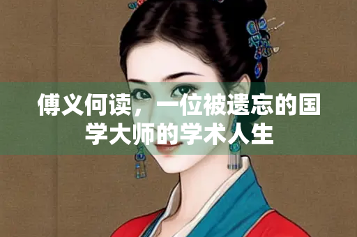 傅义何读，一位被遗忘的国学大师的学术人生