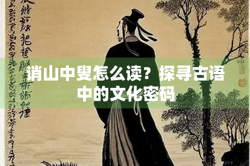 诮山中叟怎么读？探寻古语中的文化密码