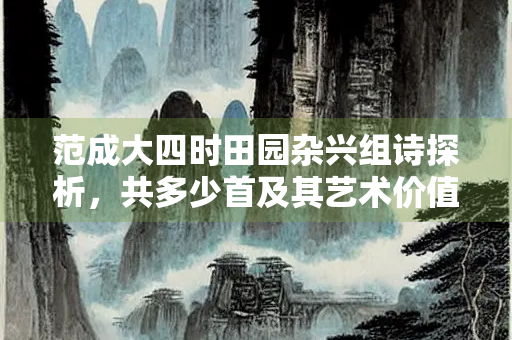范成大四时田园杂兴组诗探析，共多少首及其艺术价值