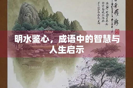 明水鉴心，成语中的智慧与人生启示